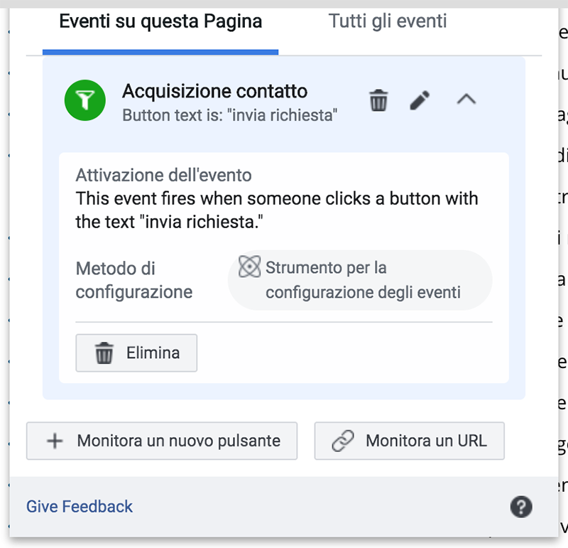 Blog Integrare: I Pixel di Facebook per la sezione acquisizione degli eventi