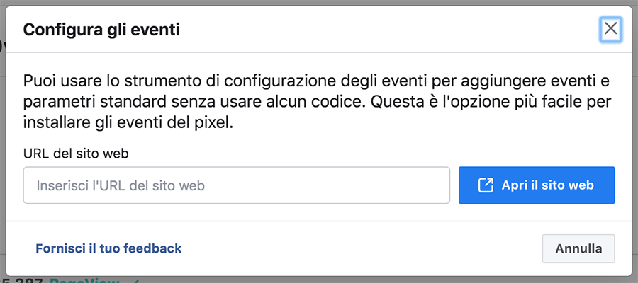 Blog Integrare: I Pixel di Facebook per la sezione acquisizione degli eventi