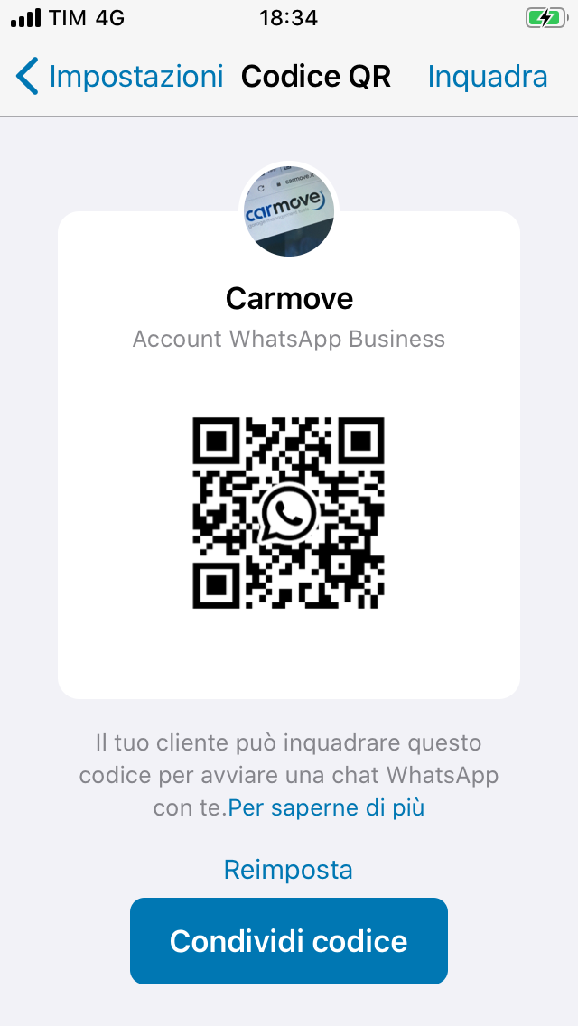 QR Code WhatsApp Business